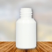 Plastic fles 20 ml ldpe wit din18