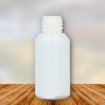 Plastic fles 25 ml hdpe naturel din18