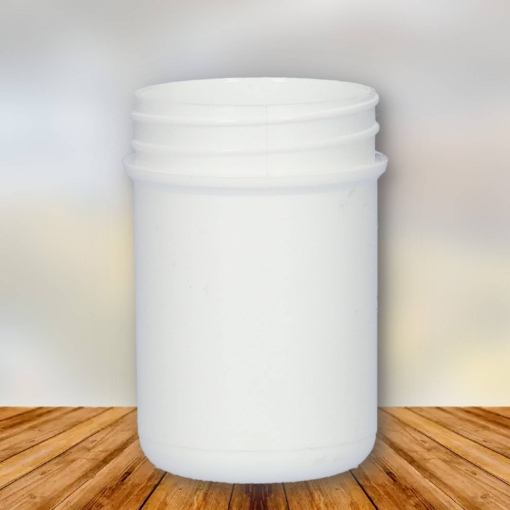Plastic pot 35 ml pp wit