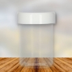 Plastic pot 40 ml pp naturel incl. schroefdeksel gld