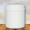 Plastic pot 125 ml pp wit