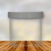 Plastic pot 375 ml pp naturel incl. schroefdeksel gld