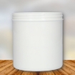 Plastic pot 1 liter pp wit