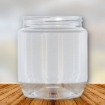 Plastic pot 370 ml pet transparant 70sp400