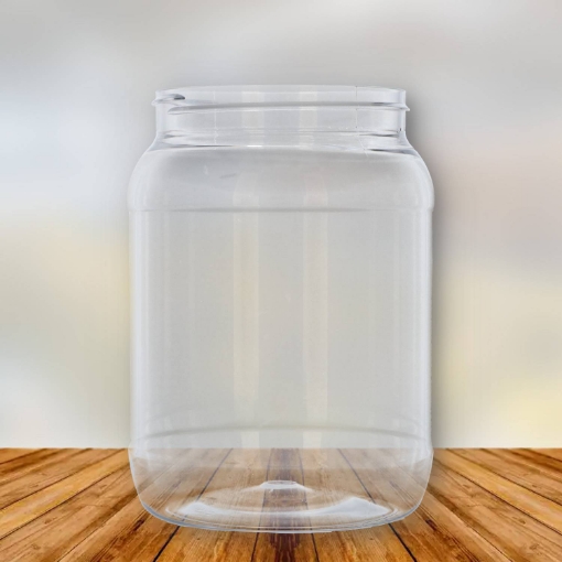 Plastic pot 1,5 liter pet transparant 100sp400