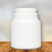 Plastic container (pill-jar) 30 ml pe wit h21mm