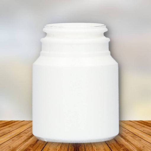 Plastic container (pill-jar) 30 ml pe wit h21mm