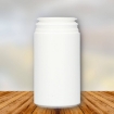 Plastic container (pill-jar) 100 ml pe wit h32mm