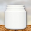 Plastic container (pill-jar) 150 ml pe wit h47mm