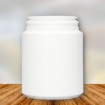 Plastic container (pill-jar) 200 ml pe wit h47mm