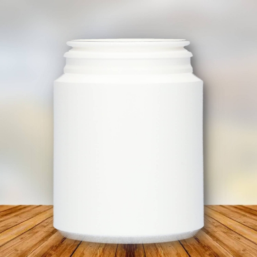 Plastic container (pill-jar) 200 ml pe wit h47mm