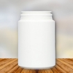 Plastic container (pill-jar) 250 ml pe wit h47mm