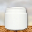Plastic container (pill-jar) 500 ml pe wit 82mm