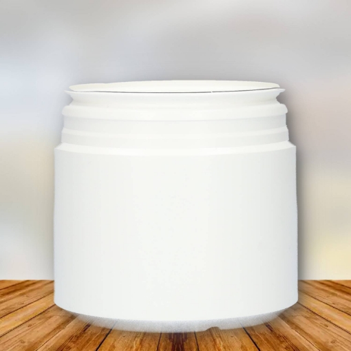 Plastic container (pill-jar) 500 ml pe wit 82mm