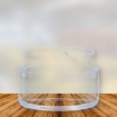 Plastic cremepot 5 ml san transparant