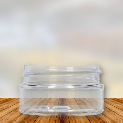 Plastic pot 25 ml pet transparant h48mm