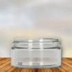 Plastic pot 100 ml r-pet transparant straight 70sp400