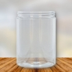 Plastic pot 1 liter pet transparant 100 400 52gr