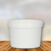 Kunststof emmer 300 ml pp wit verz