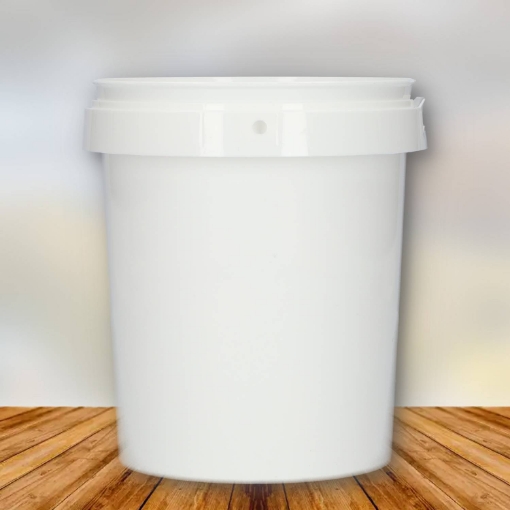 Kunststof emmer 800 ml pp wit