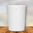 Plastic pot 1 liter pp wit ecw