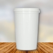 	Plastic pot 1 liter pp wit ecw