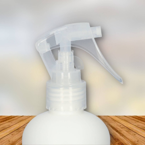 Trigger sprayer mini naturel 24 410 met 210 mm. stijgbuis(fbog) +lock