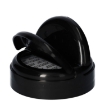  Flappercap duo pp zwart h63mm 1-9 opening ps seal