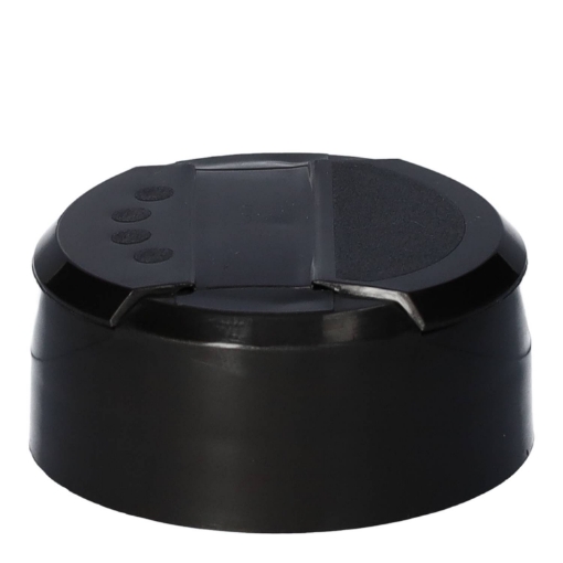 Flappercap duo pp zwart 38sp400 1-4 openingen