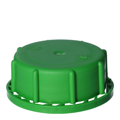 Sluiting pe groen din51 (5,10 l) verzegelb.