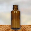 FLES 30 ML GLAS AMBER DROPPER GL18