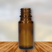 FLES 10 ML GLAS AMBER DROPPER GL18