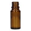 FLES 10 ML GLAS AMBER DROPPER GL18