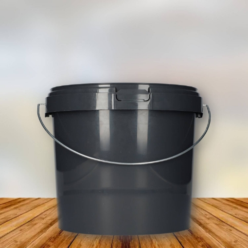 5L Gerecyclede Emmer van Grijs PCR-PP - Duurzame Verpakking