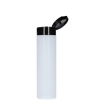 HDPE flessen NATUREL van 250 ml. (0.25 liter) uit de "trend-line" serie met een 24/410 hals. deze hebben een gewicht van 24.5 gr.