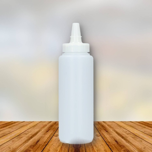 Bild von Plastic flasche 250 ml hdpe natur dressing 38-400