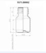 Bild von Plastic flasche 30 ml r-pet 50% glasklar 28-410 ropp
