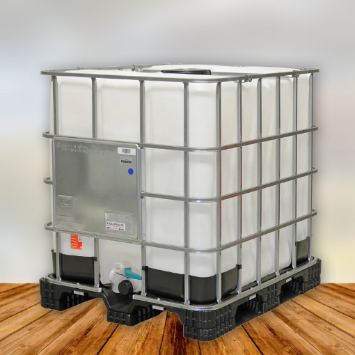 IBC 1000L Flubox UN PE pallet+vaste klepkraan